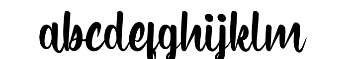 Nictha Font LOWERCASE