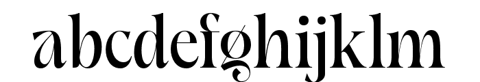 Nigante-Regular Font LOWERCASE