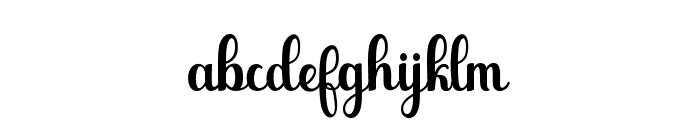 NighfylaScript Font LOWERCASE