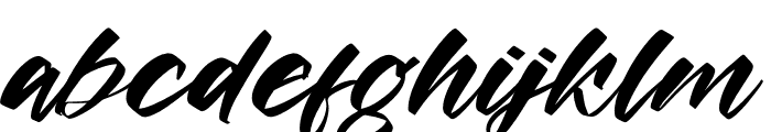 Nigholas Montfire Font LOWERCASE