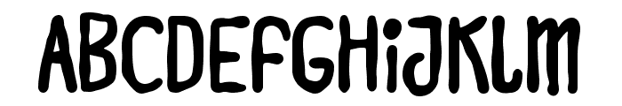 Night Blood Font LOWERCASE