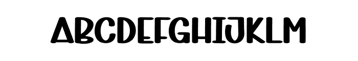 Night Book Font LOWERCASE