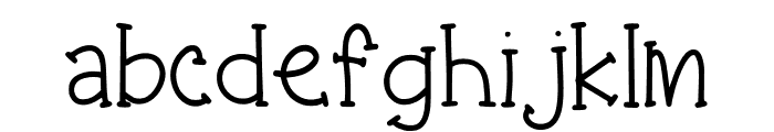 Night Children Font LOWERCASE