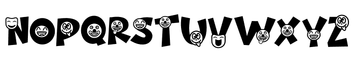 Night Clown Funny Font UPPERCASE
