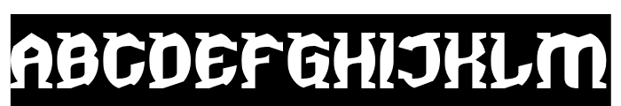 Night Creature-Inverse Font UPPERCASE