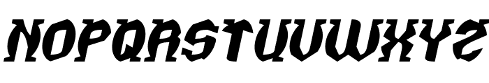 Night Creature Italic Font UPPERCASE