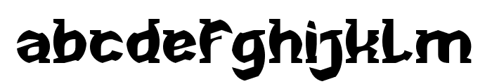 Night Creature Font LOWERCASE