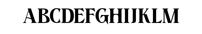 Night Georgia Regular Font UPPERCASE