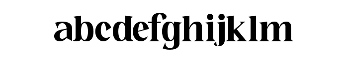 Night Georgia Regular Font LOWERCASE