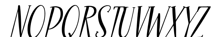 Night Ghost Italic Font UPPERCASE