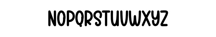 Night Gown Font LOWERCASE