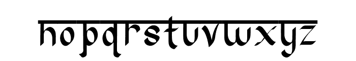 Night Hindi Regular Font LOWERCASE