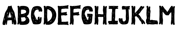 Night Horror Font LOWERCASE