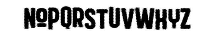 Night Lounge Halftone Font UPPERCASE