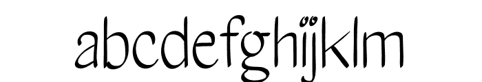Night Queen Font LOWERCASE