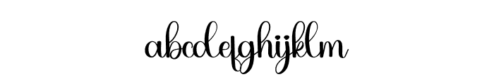 Night Starlight Font LOWERCASE