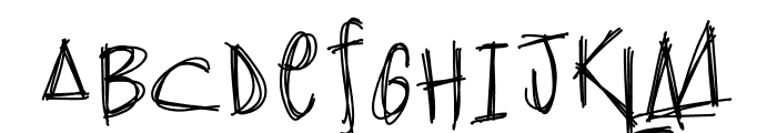 Night Terror Regular Font UPPERCASE
