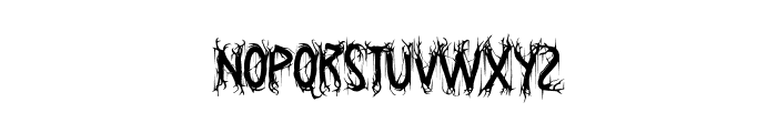 NightMetal Font UPPERCASE
