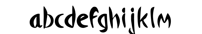 NightMoon Font LOWERCASE