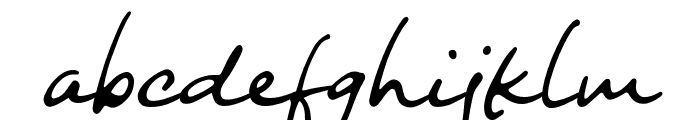 NightWindSent Font LOWERCASE