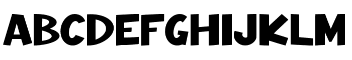 NightWolfRegular Font UPPERCASE