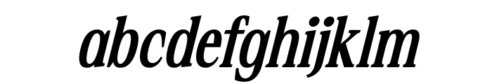 Nightbor Italic Font LOWERCASE