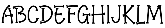 NighteletonRegular Font LOWERCASE
