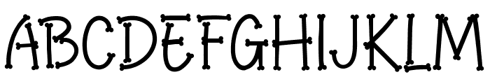 Nighteleton Font LOWERCASE