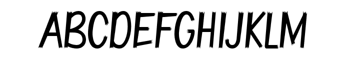 Nighten Font UPPERCASE