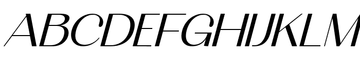 Nightfall Westlight Italic Font UPPERCASE