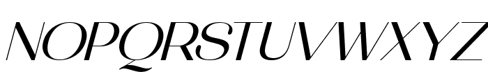 Nightfall Westlight Italic Font UPPERCASE