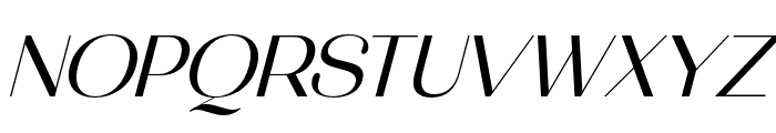 NightfallWestlight-Italic Font UPPERCASE