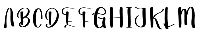 Nightfish Font UPPERCASE