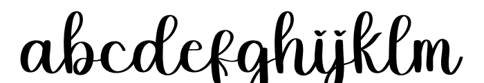 Nightfish Font LOWERCASE