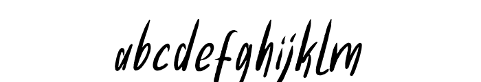 Nightfully Haunted Italic Font LOWERCASE