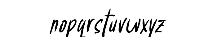 Nightfully Haunted Italic Font LOWERCASE