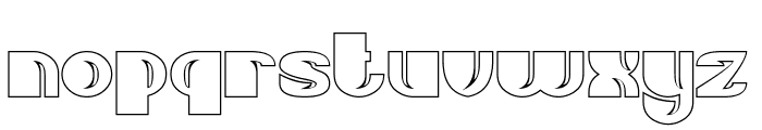 Nightingale-Hollow Font LOWERCASE