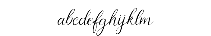 Nightingale Regular Font LOWERCASE