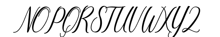 Nightingale Font UPPERCASE