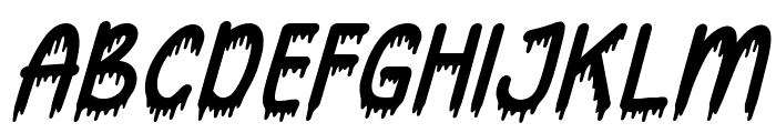 Nightmare Forest Italic Font UPPERCASE