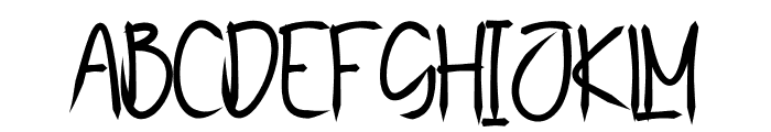 Nightmare Kingsize Font UPPERCASE