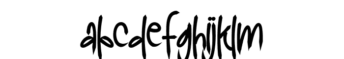 Nightmare Kingsize Font LOWERCASE