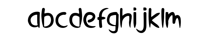 Nightmare Side Font LOWERCASE