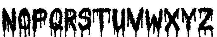 Nightmare Story Font UPPERCASE