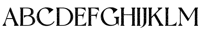 Nightmare gothic rough Font LOWERCASE