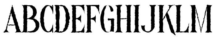 Nightside Font UPPERCASE