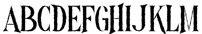 Nightside Font LOWERCASE