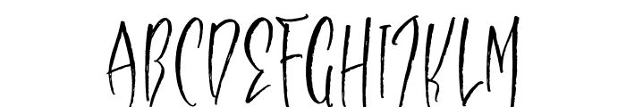 Nightwalk Greaper Font LOWERCASE
