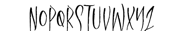 Nightwalk Greaper Font LOWERCASE