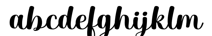 Nighy Font LOWERCASE